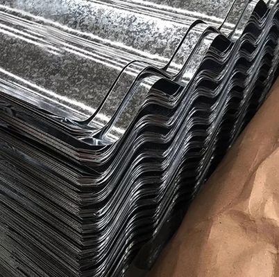 High Strength Galvanized Iron Plate 600mm SGCC Anti Finger Corrugate For Industrial